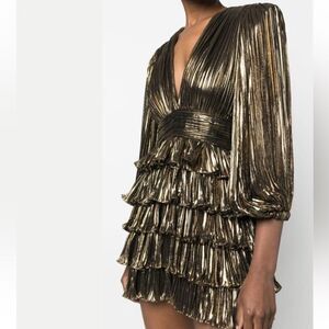 The New Arrivals gold foil cocktail dress size 4